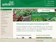 Tablet Screenshot of gabco.de